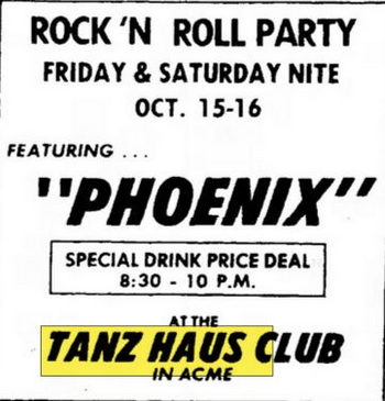 Tanz Haus (Tanz Haus Club, TanzHaus) - Oct 16 1976 Ad (newer photo)